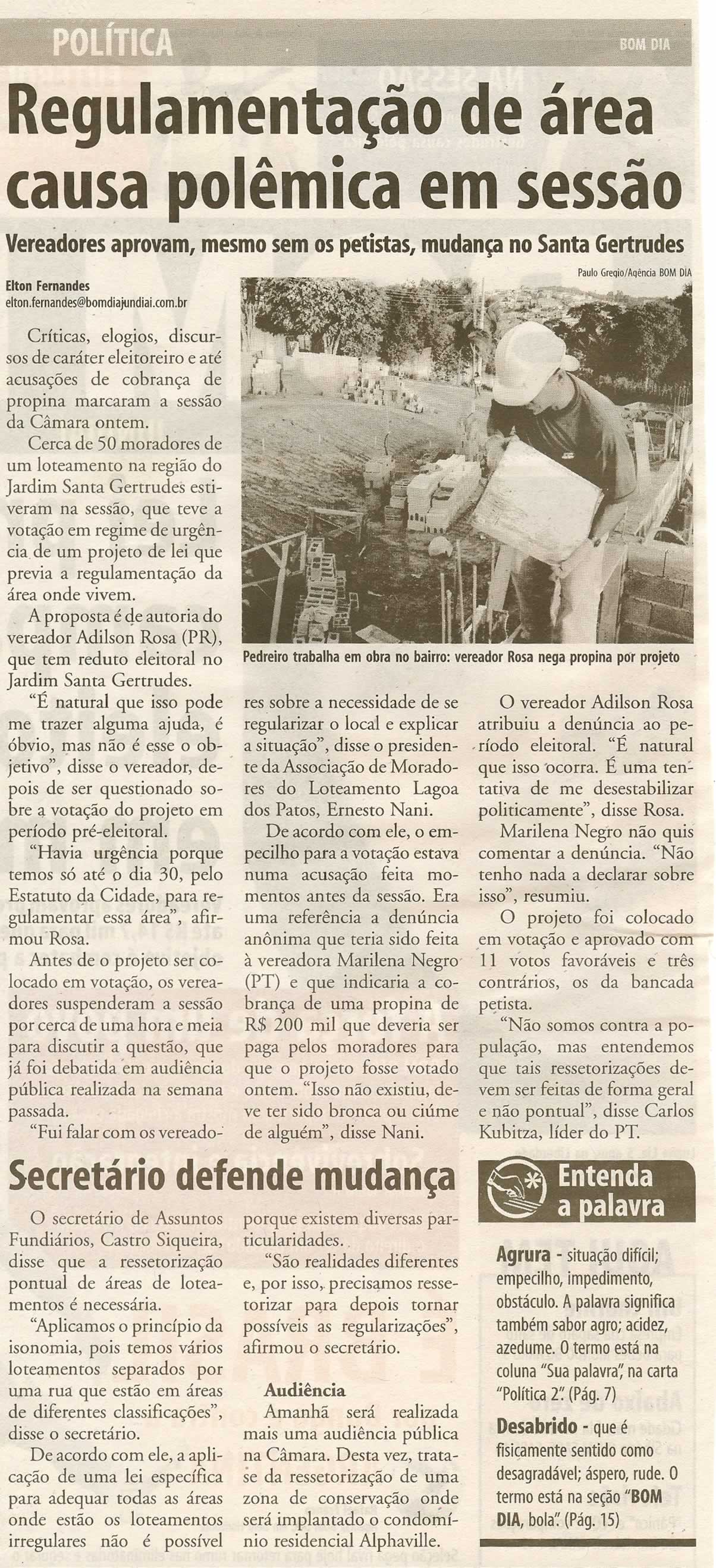 Bom Dia Jundiaí - 18/06/2008