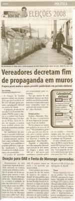 Bom Dia Jundiaí - 18/06/2008