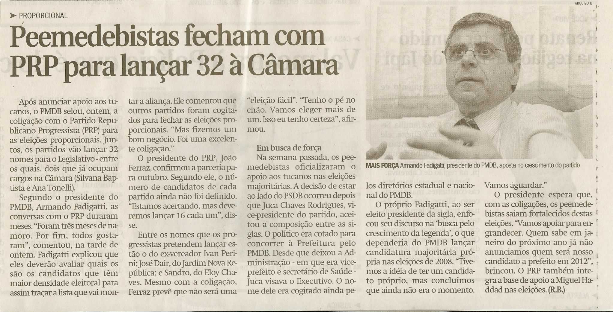 Jornal de Jundiaí - 20/06/2008