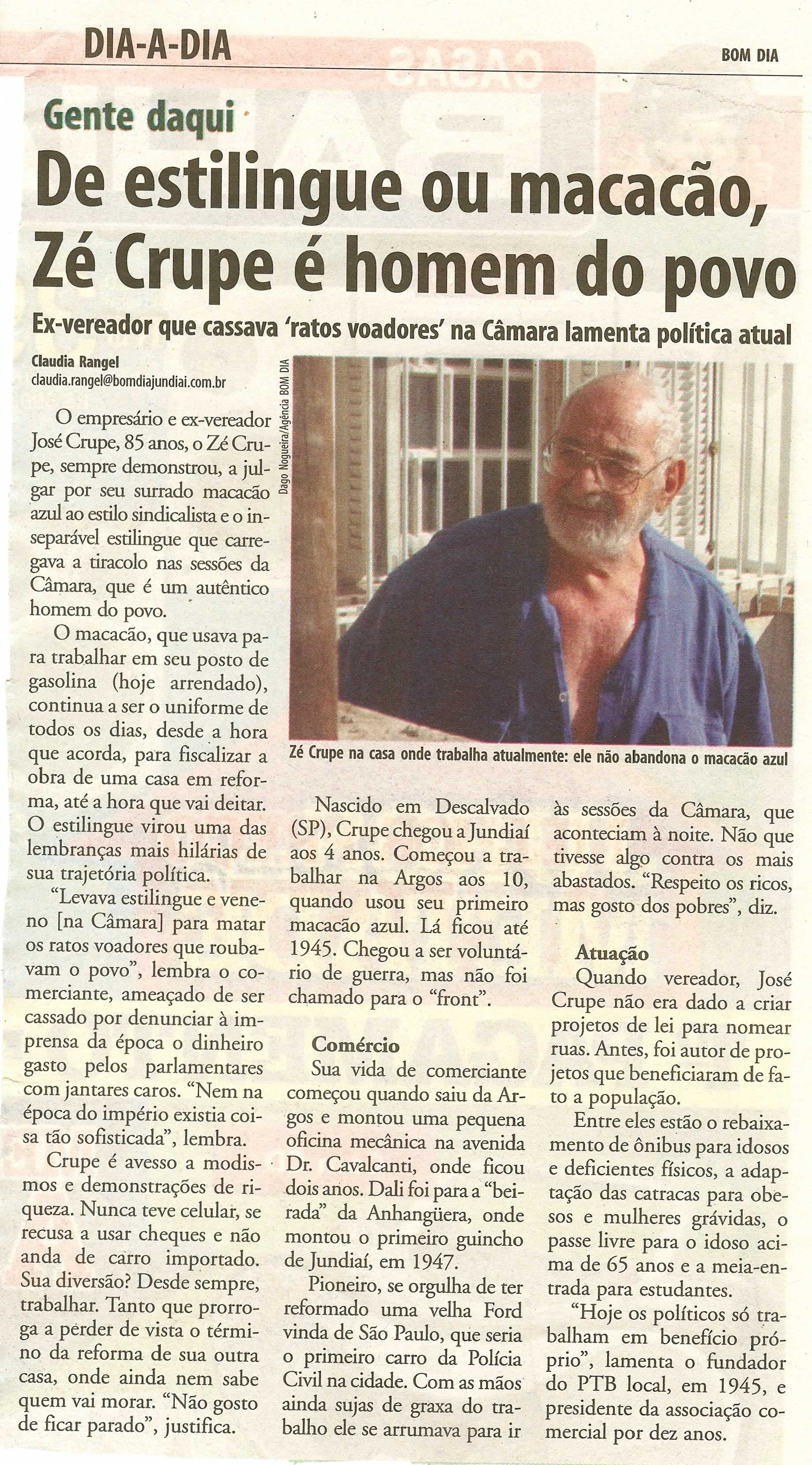 Bom Dia Jundiaí - 22/06/2008