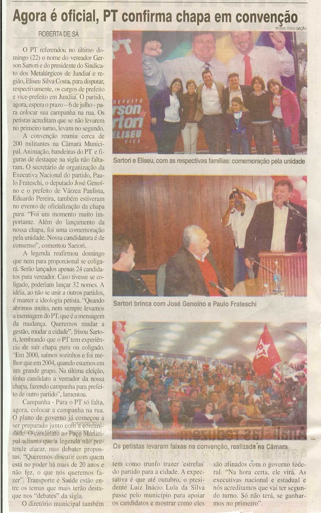 Jornal da Cidade - 24/06/2008