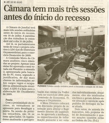Jornal de Jundiaí - 28/06/2008