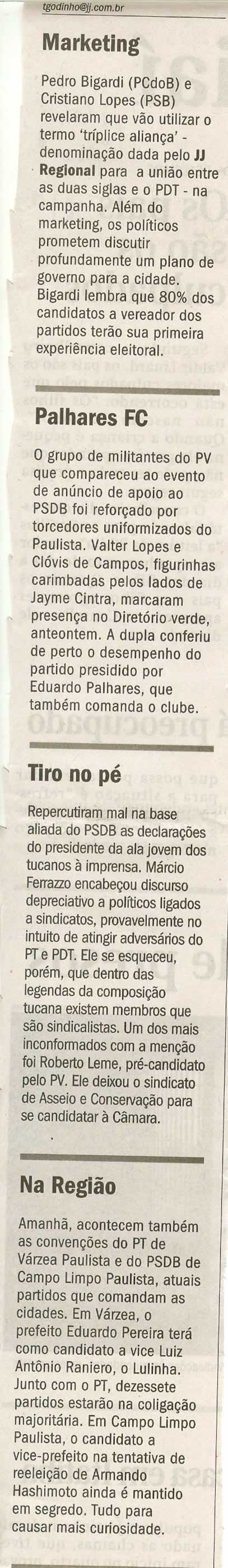 Jornal de Jundiaí - 28/06/2008