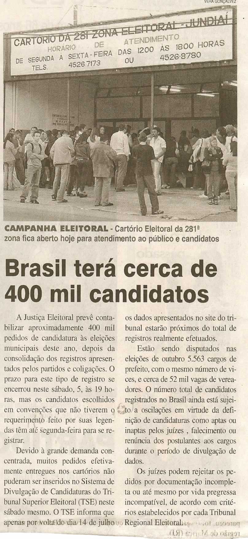 Jornal da Cidade - 06/07/2008
