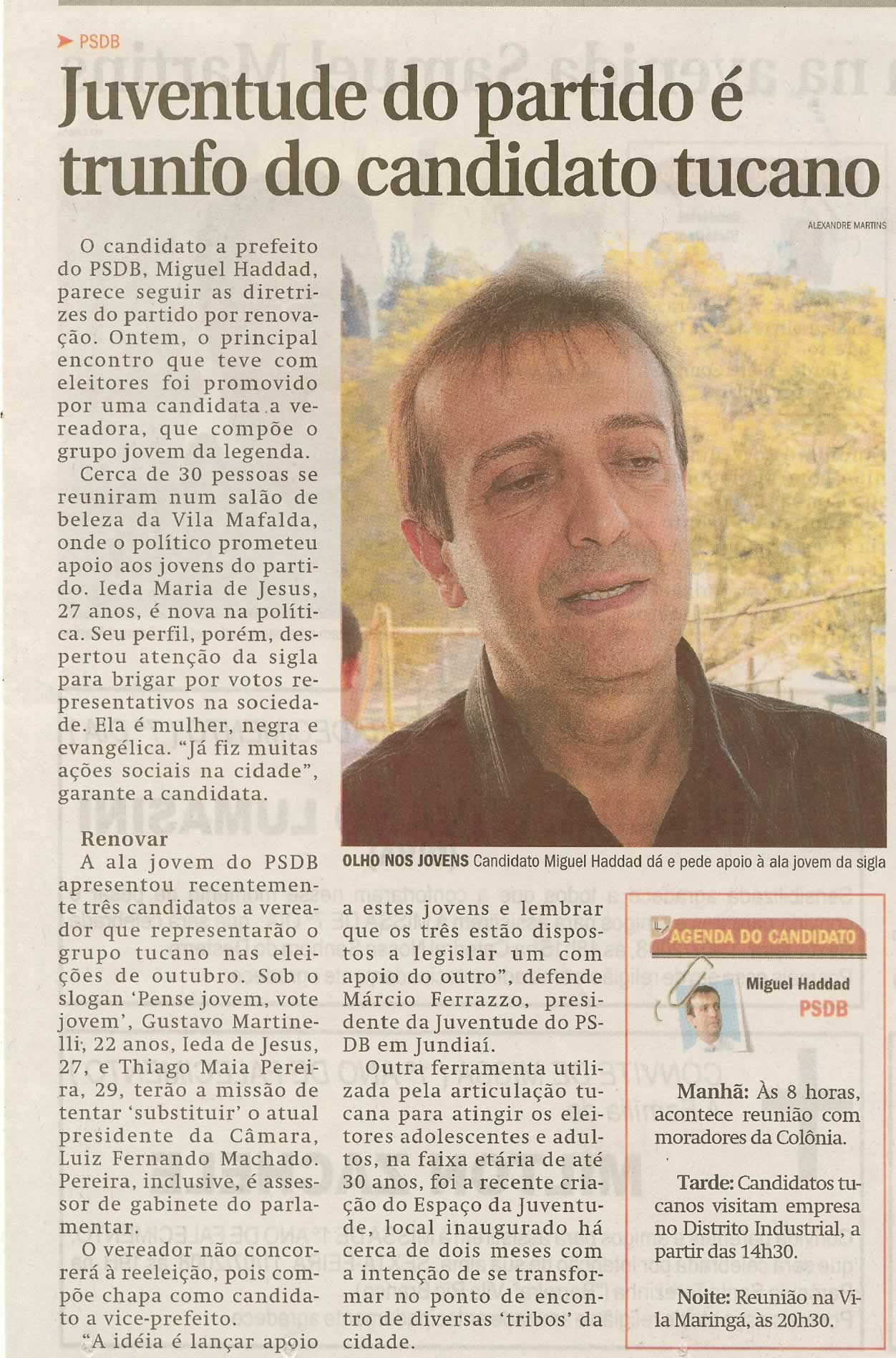 Jornal de Jundiaí - 10/07/2008