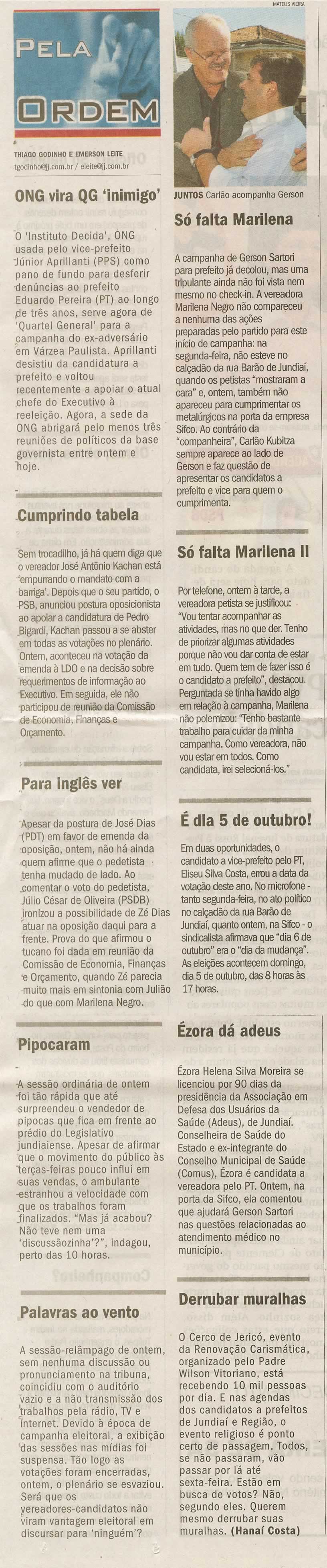Jornal de Jundiaí - 09/07/2008