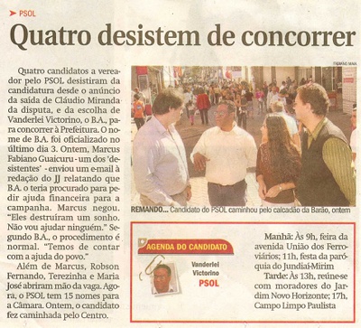 Jornal de Jundiaí - 13/07/2008