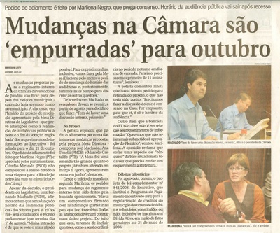 Jornal de Jundiaí - 16/07/2008