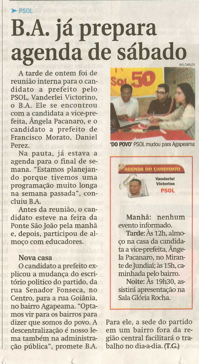 Jornal de Jundiaí - 17/07/2008