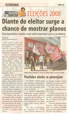 Bom Dia Jundiaí - 19/07/2008