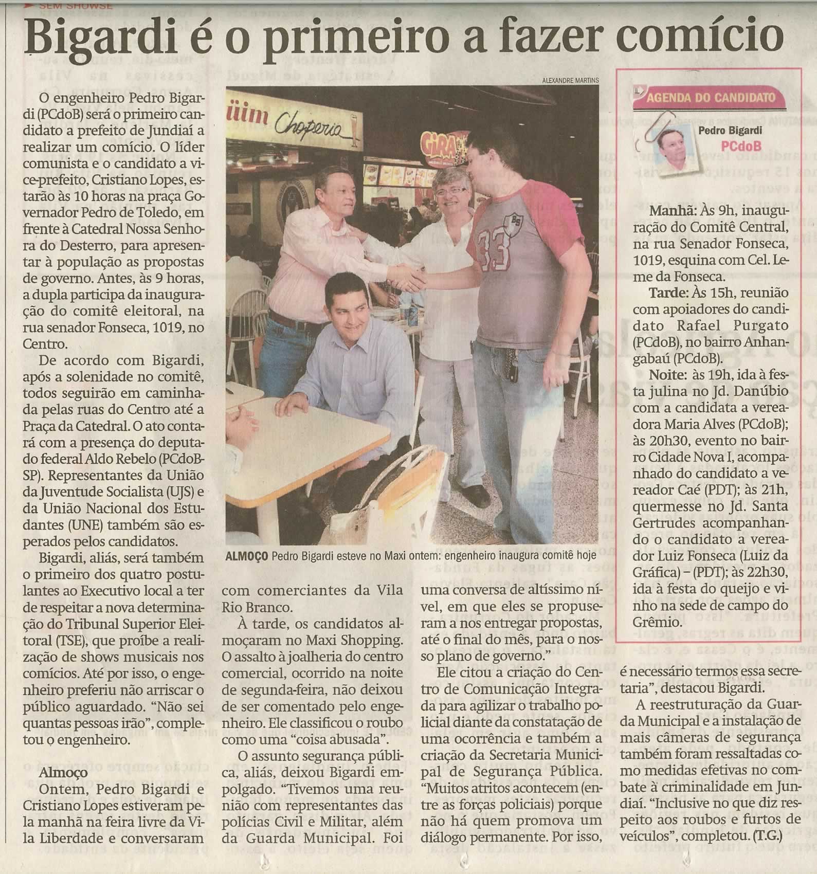 Bom Dia Jundiaí - 19/07/2008