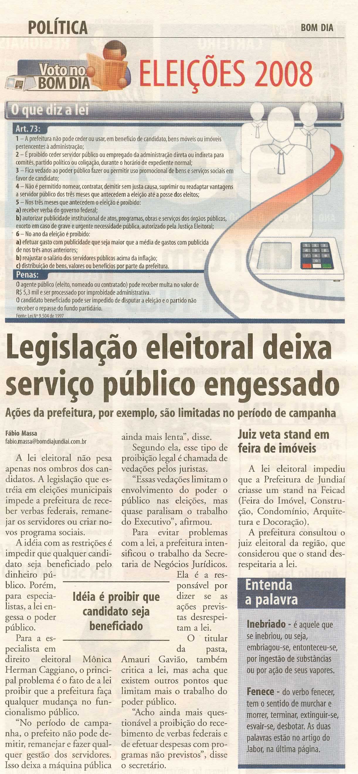 Bom Dia Jundiaí - 22/07/2008