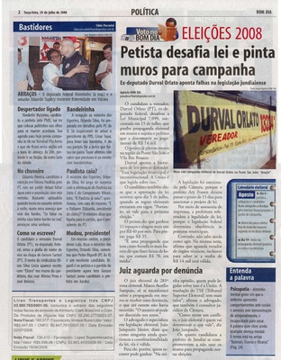 Bom Dia Jundiaí - 29/07/2008