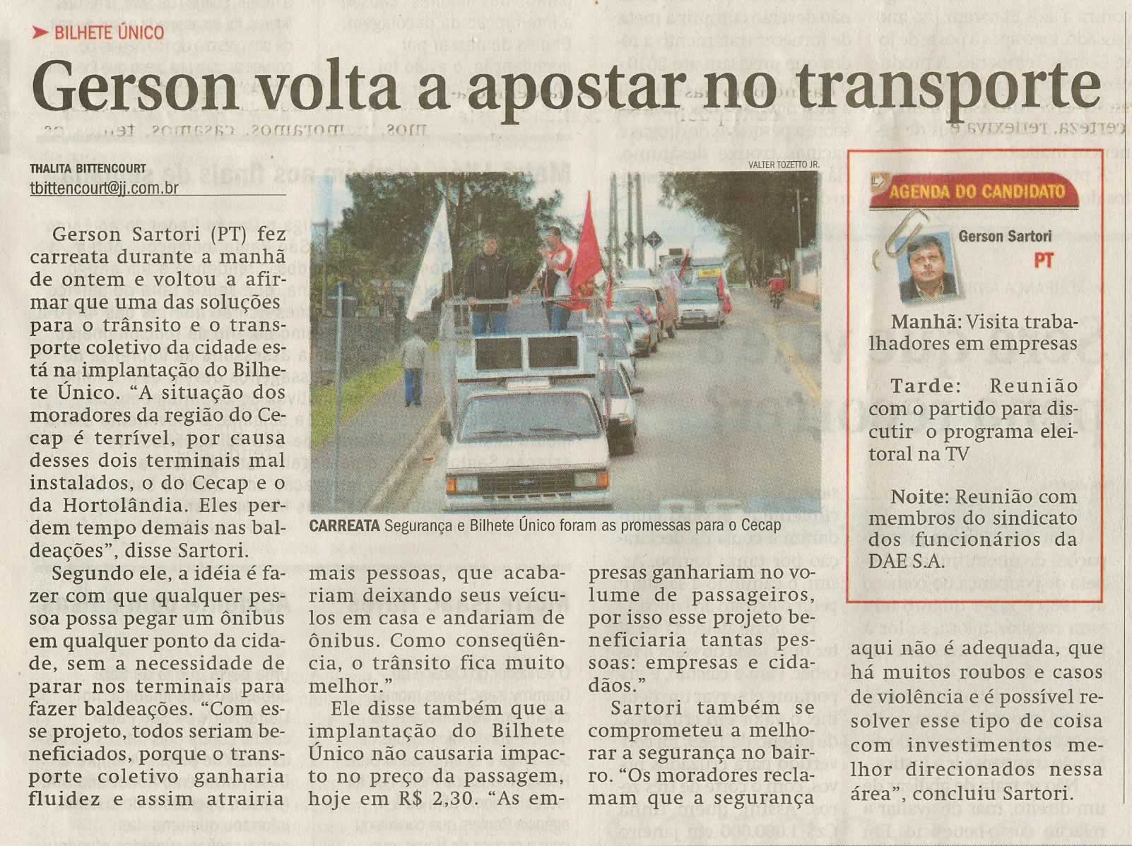 Jornal de Jundiaí - 11/08/2008