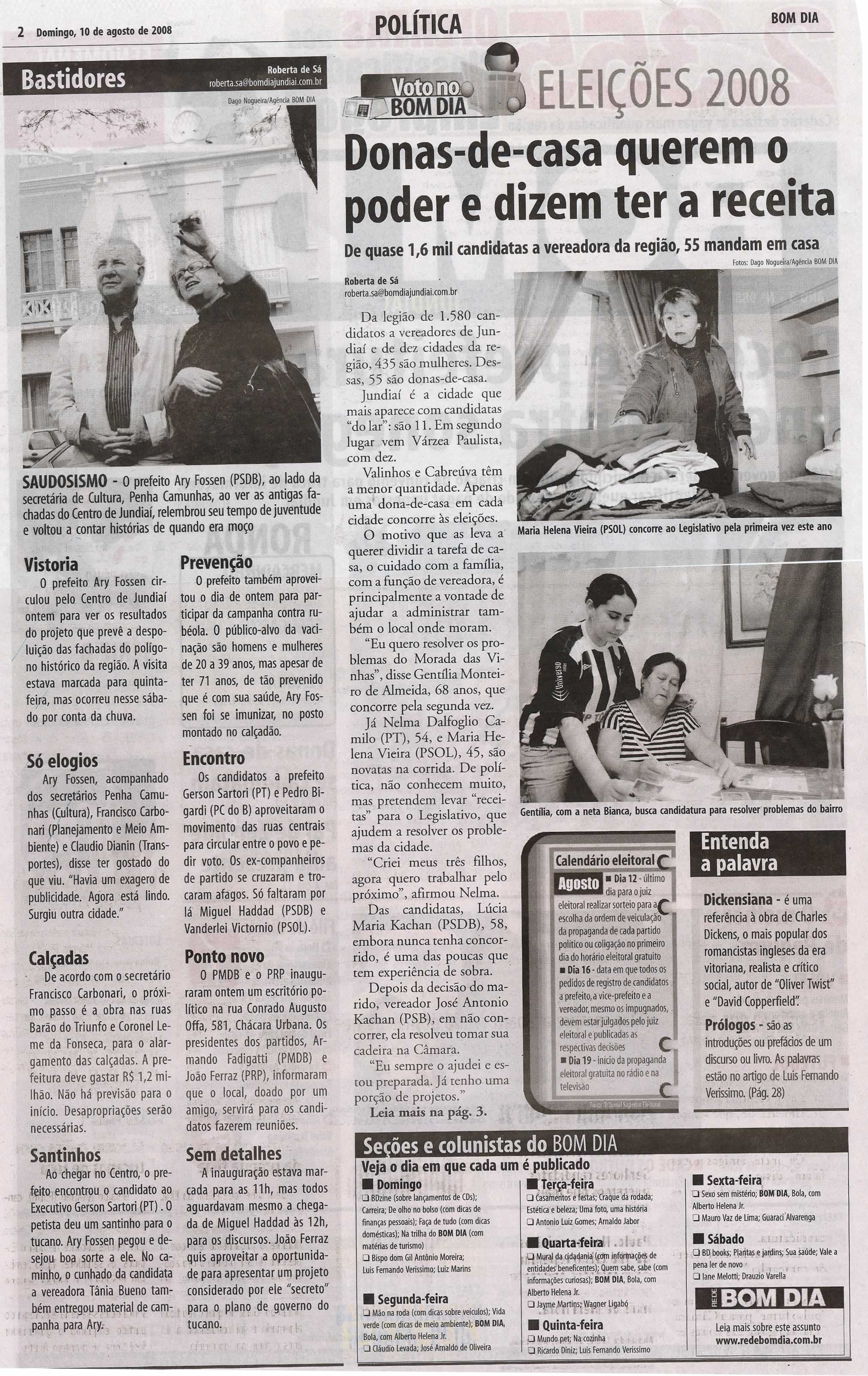 Bom Dia Jundiaí - 10/08/2008