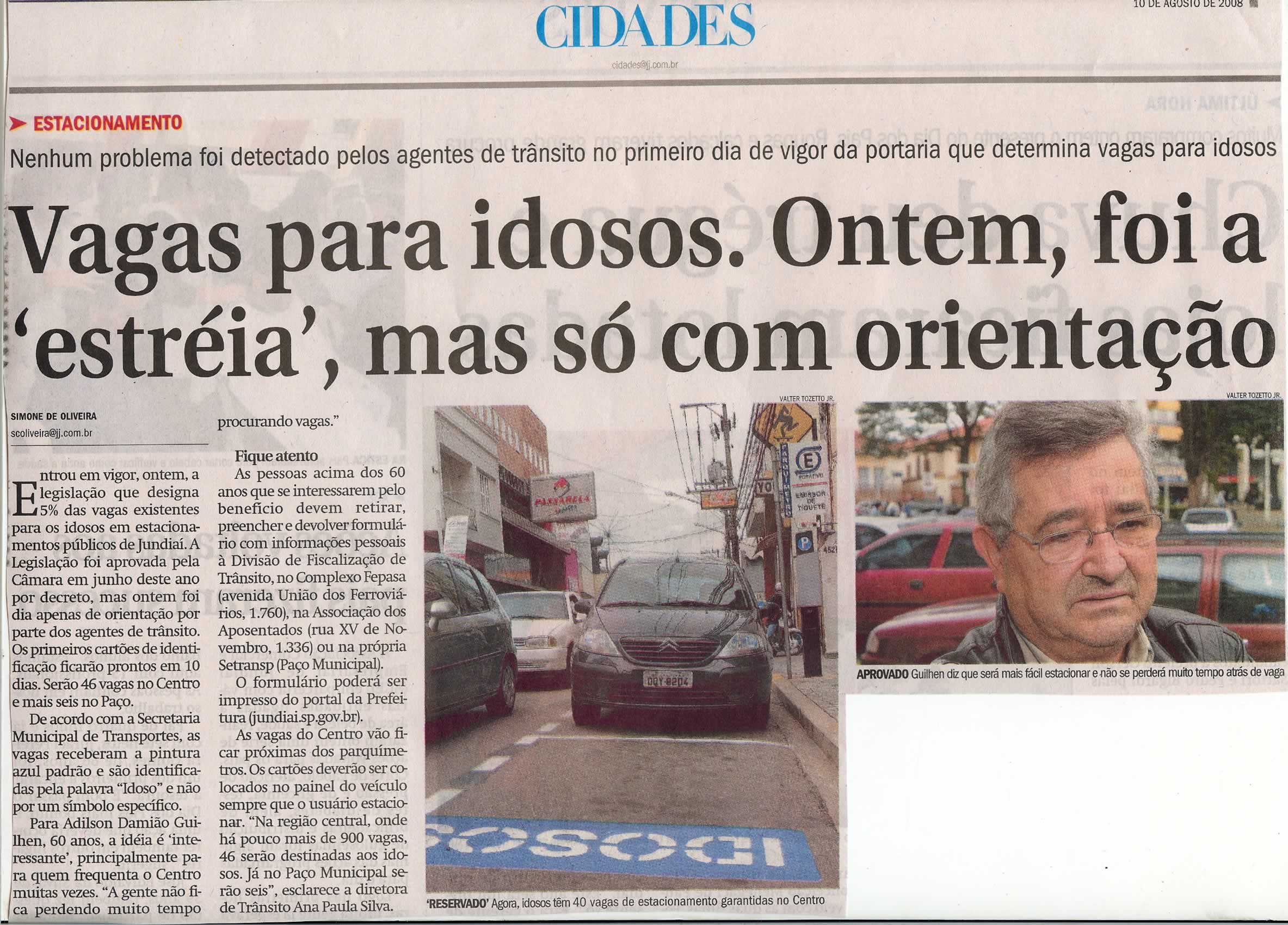 Jornal da Cidade - 10/08/2008