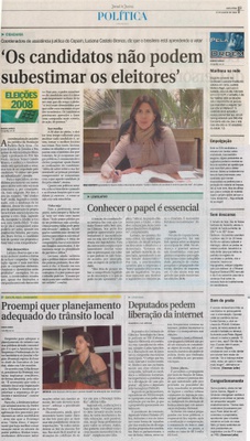 Jornal de Jundiaí - 15/08/2008