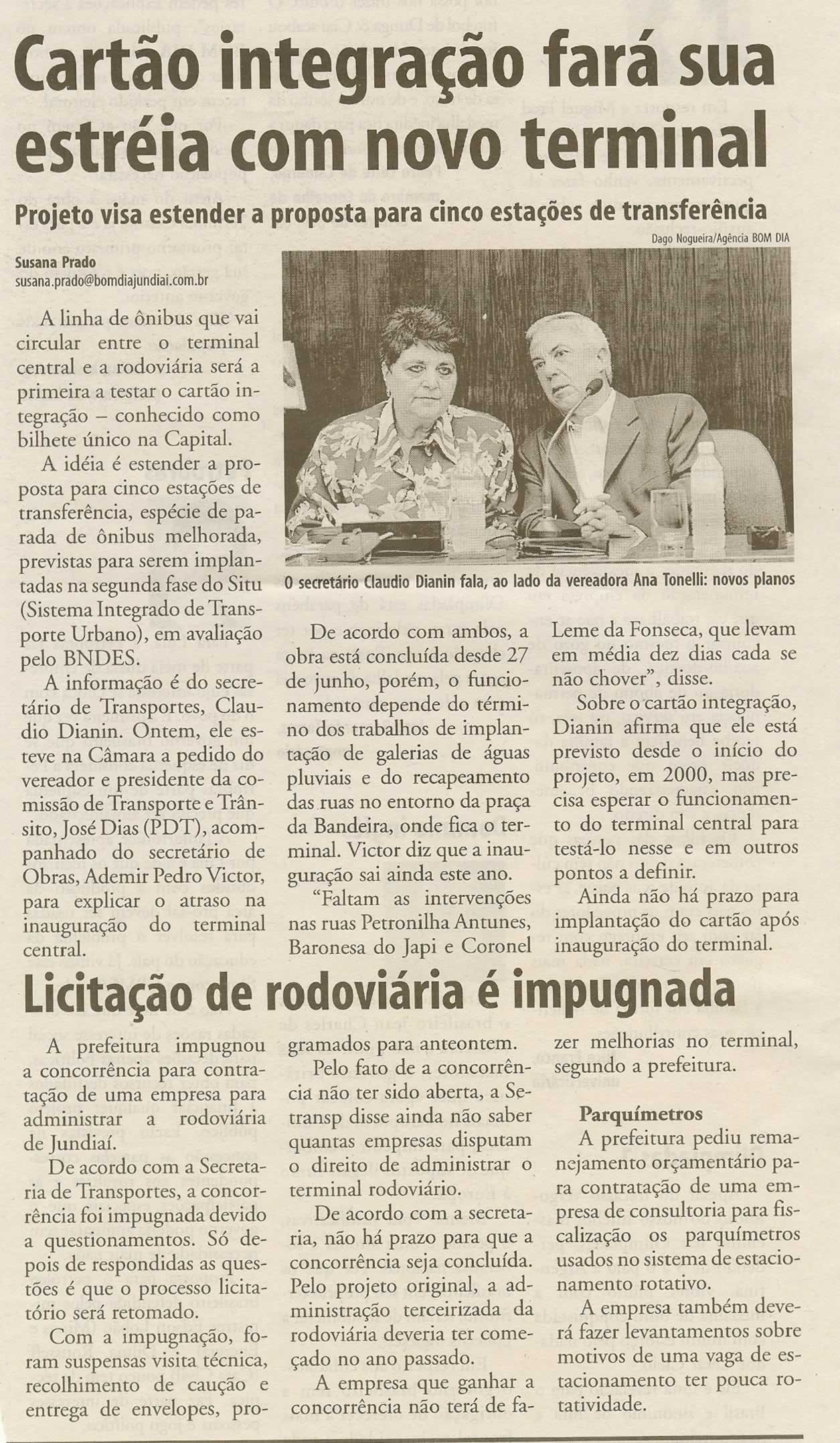 Bom Dia Jundiaí - 20/08/2008