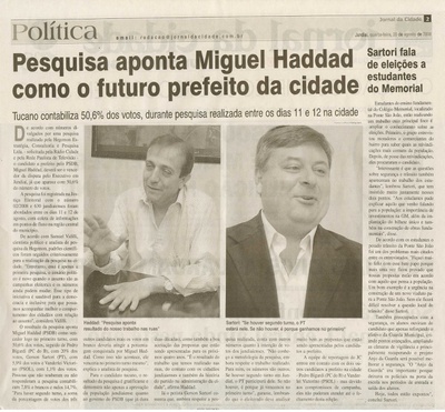 Jornal da Cidade - 20/08/2008