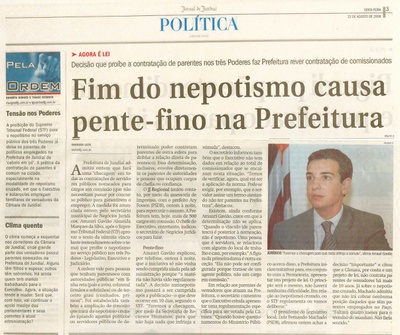 Jornal de Jundiaí - 22/08/2008