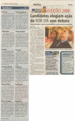 Bom Dia Jundiaí - 28/08/2008