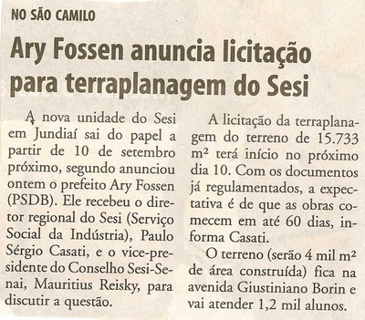Bom Dia Jundiaí - 29/08/2008