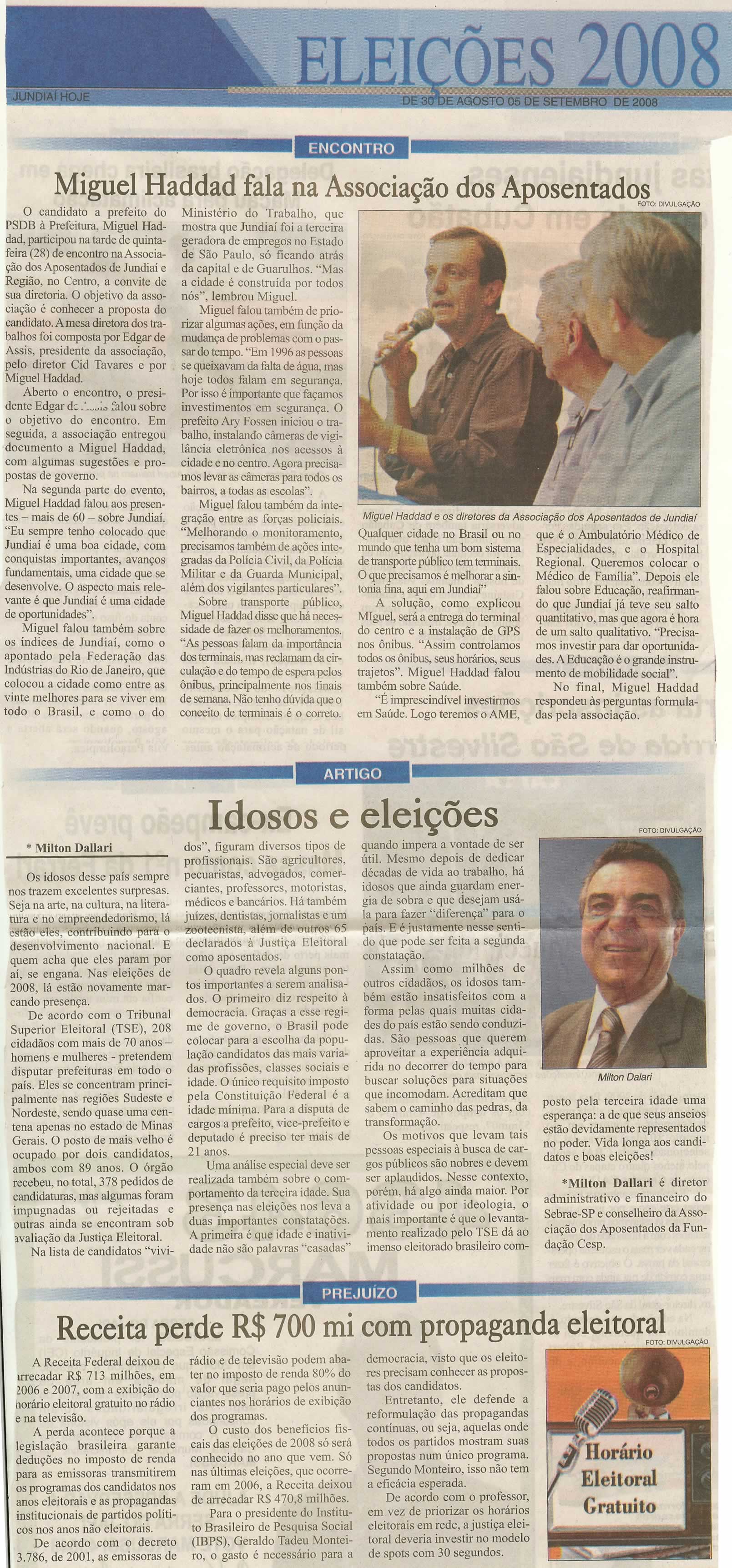 Jundiaí Hoje - 30/08/2008