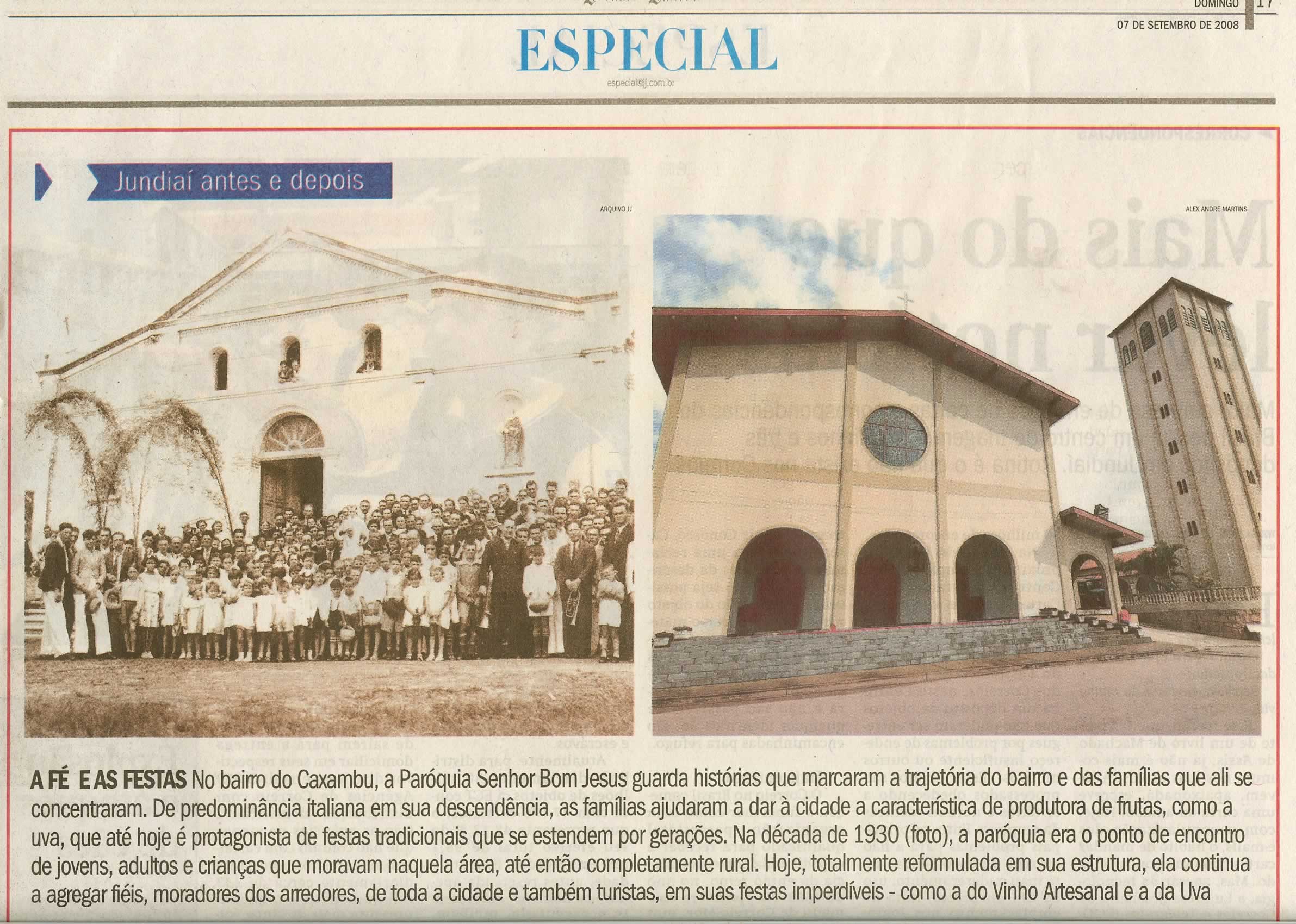 Jornal de Jundiaí - 07/09/2008