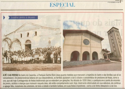 Jornal de Jundiaí - 07/09/2008