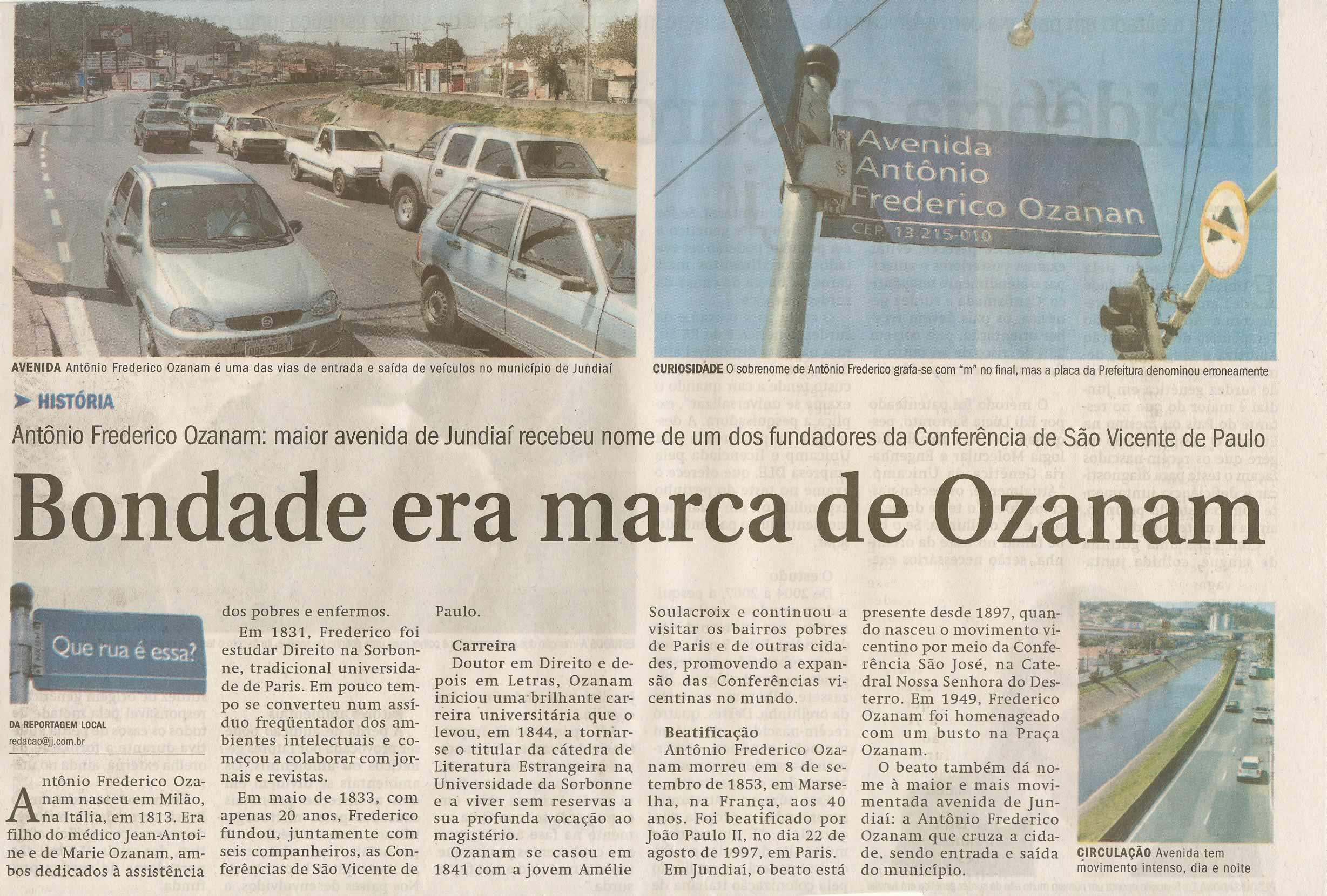 Jornal de Jundiaí - 07/09/2008