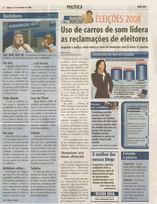 Bom Dia Jundiaí - 13/09/2008
