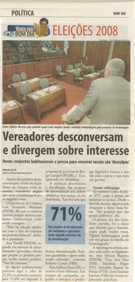 Bom Dia Jundiaí - 14/09/2008