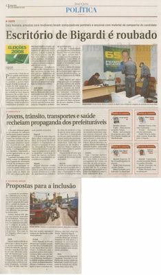 Jornal de Jundiaí - 16/09/2008