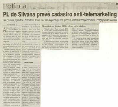 Jornal da Cidade - 16/09/2008