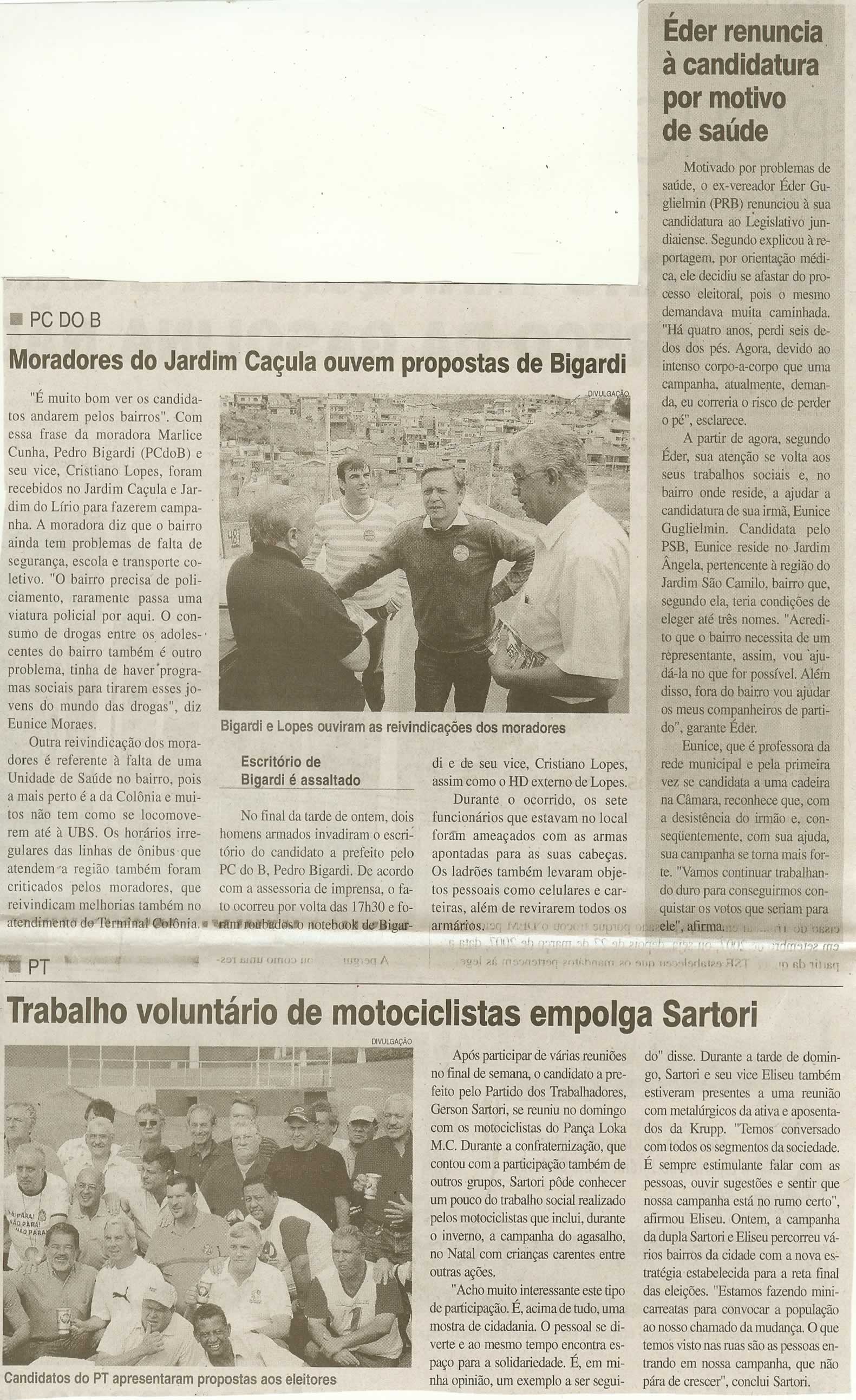 Jornal da Cidade - 16/09/2008