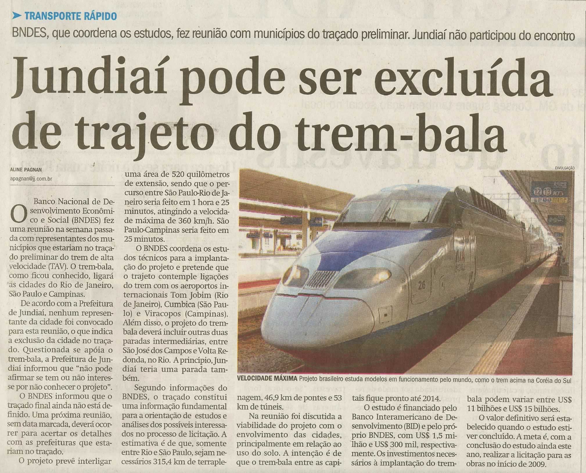 Jornal de Jundiaí - 17/09/2008