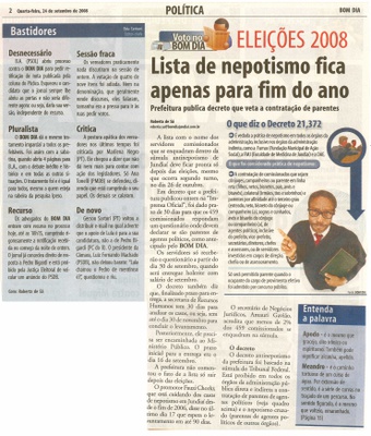 Bom Dia Jundiaí - 24/09/2008