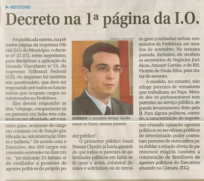 Jornal de Jundiaí - 24/09/2008