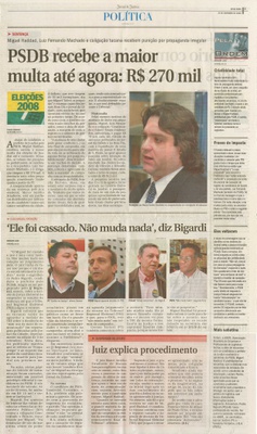 Jornal de Jundiaí - 26/09/2008