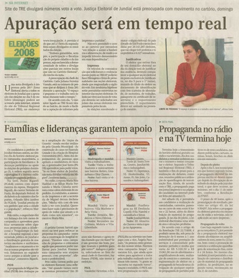 Jornal de Jundiaí - 02/10/2008