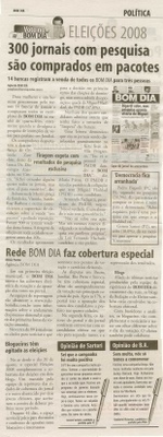 Bom Dia Jundiaí - 04/10/2008