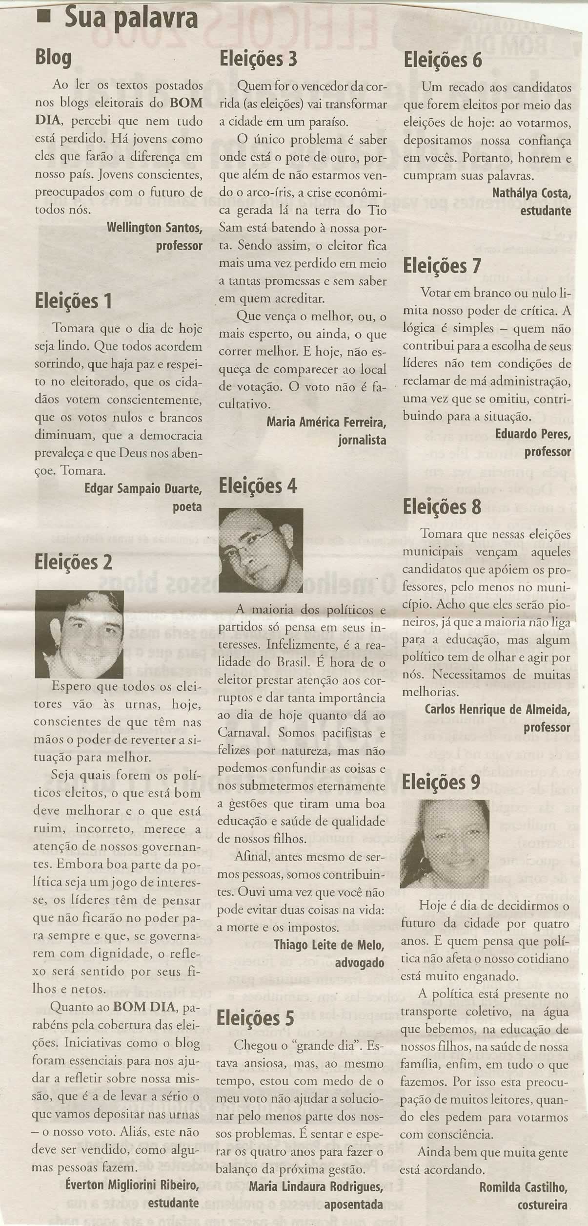 Bom Dia Jundiaí - 05/10/2008