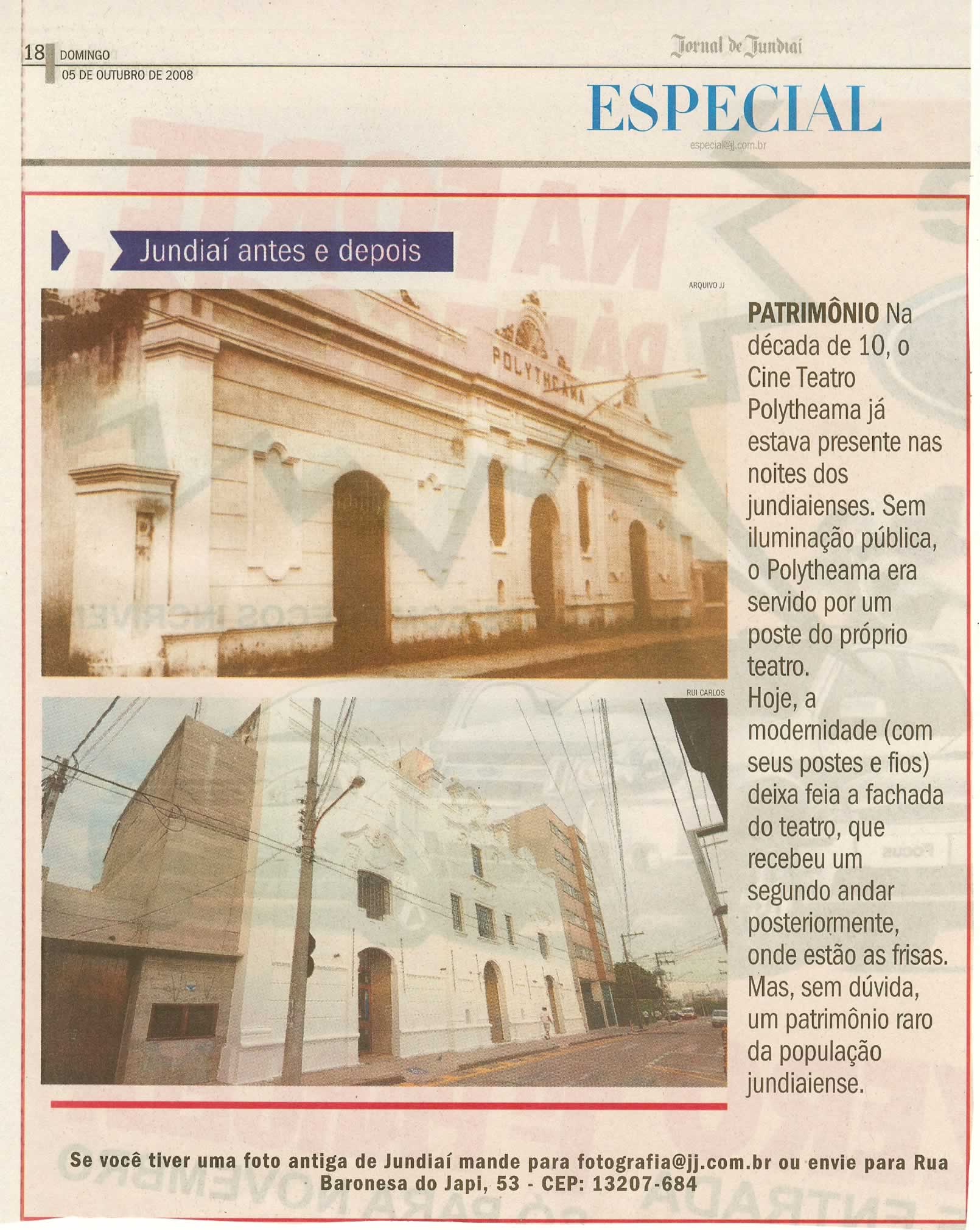 Jornal de Jundiaí - 05/10/2008