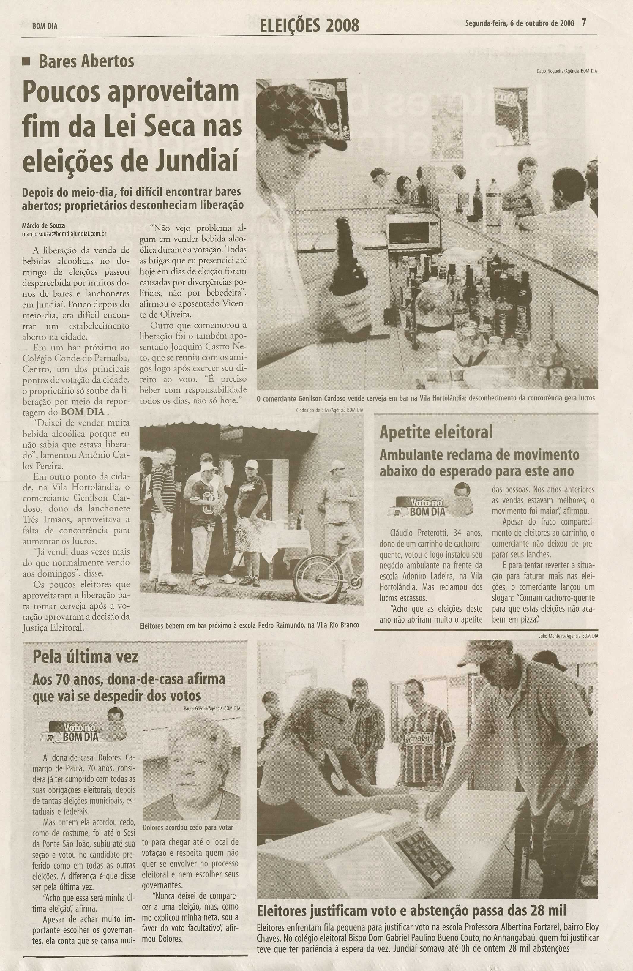 Bom Dia Jundiaí - 06/10/2008