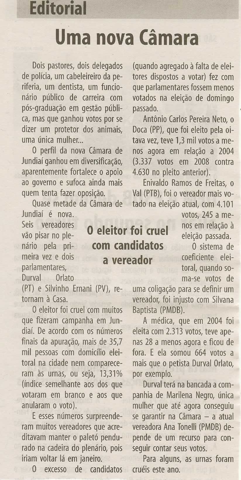 Bom Dia Jundiaí - 07/10/2008