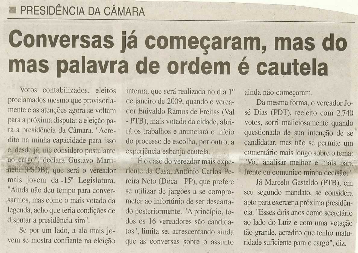 Jornal da Cidade - 08/10/2008