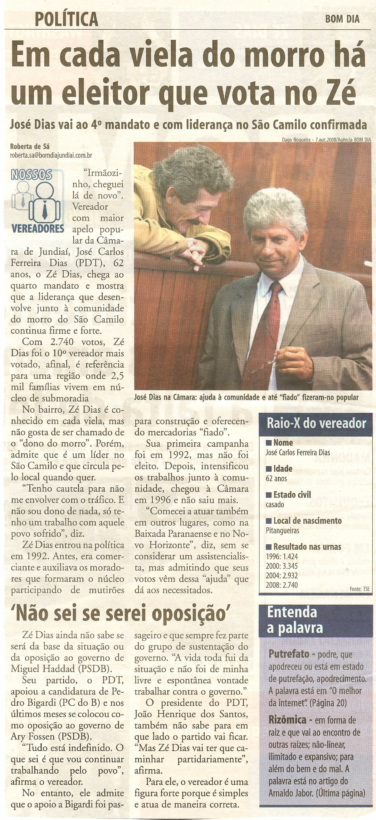 Bom Dia Jundiaí - 14/10/2008