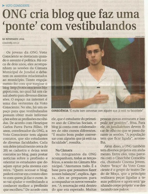 Jornal de Jundiaí - 15/10/2008