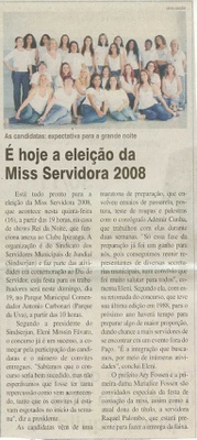 Jornal da Cidade - 16/10/2008