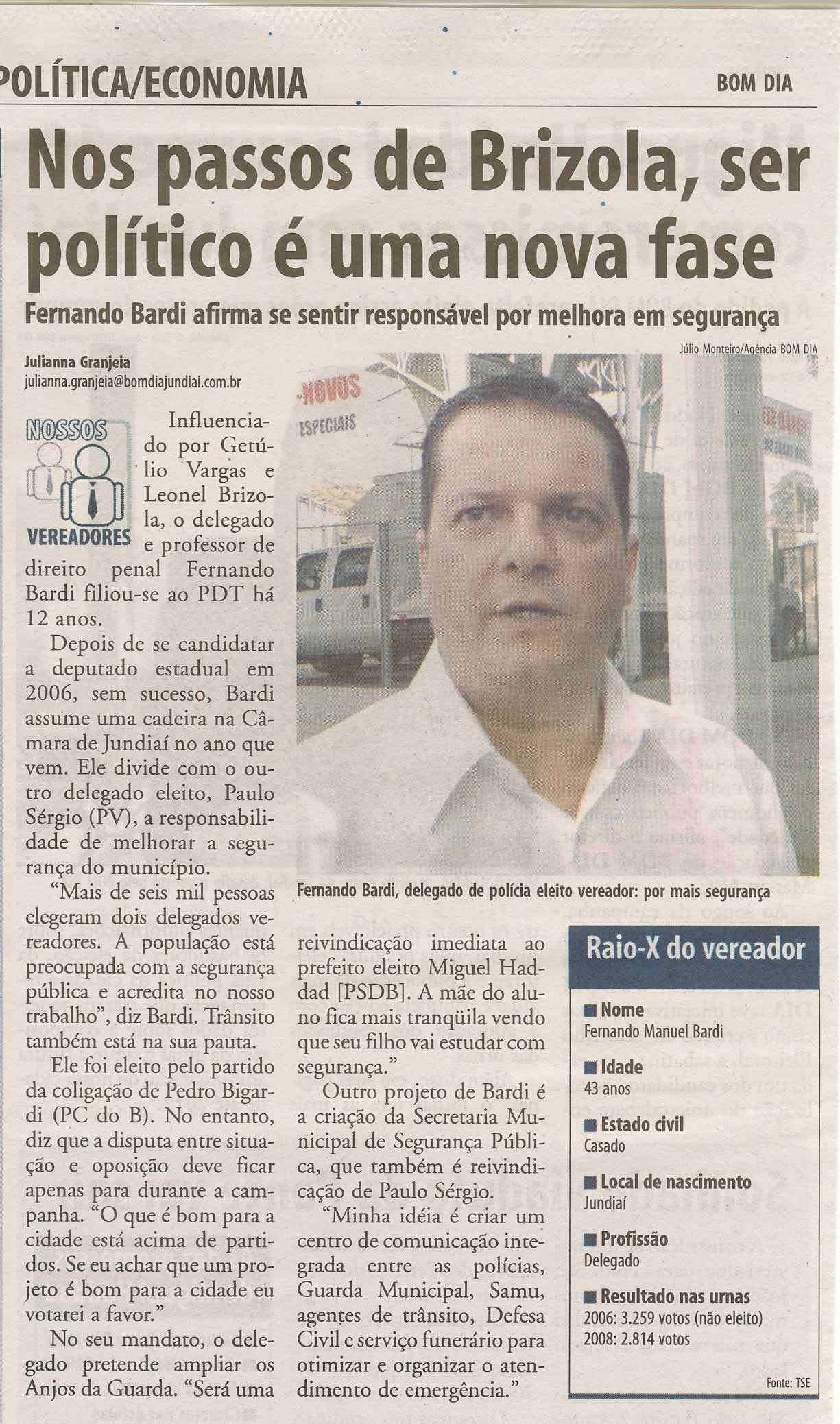 Bom Dia Jundiaí - 23/10/2008